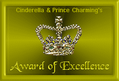 Cinderella and Prince Charming's Award of Excellence